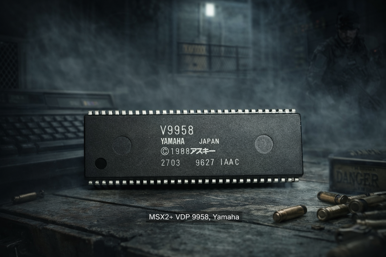 Yamaha V9958, MSX2+ VDP, tested.