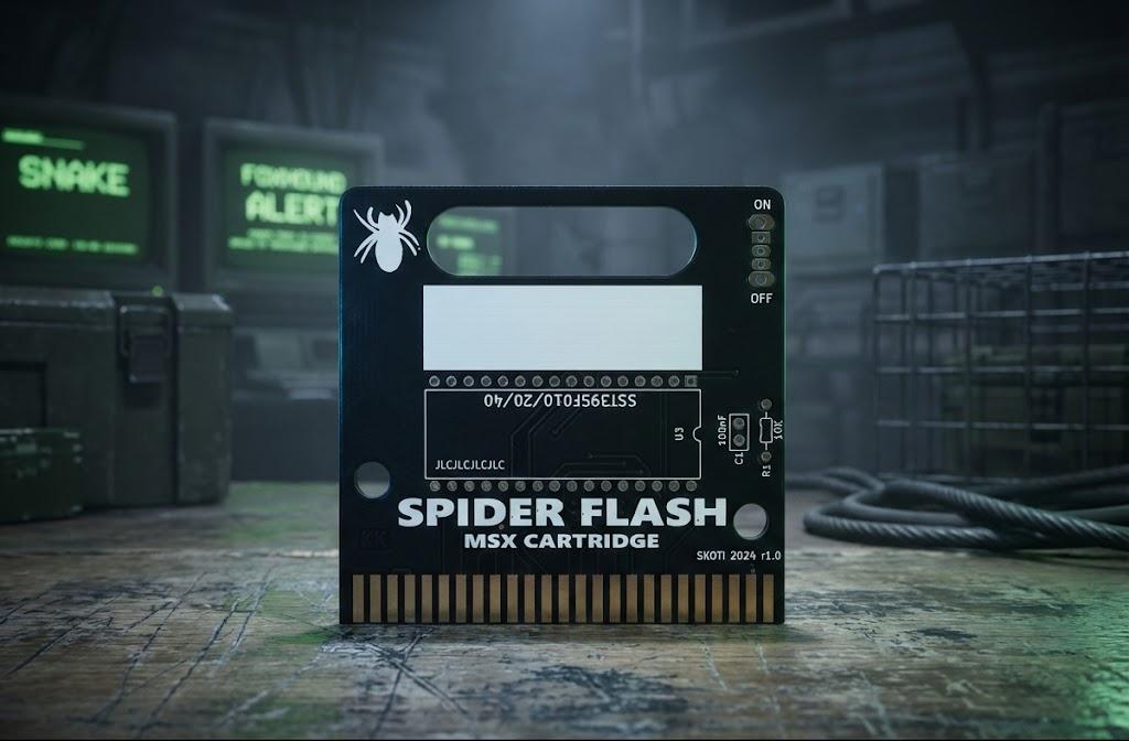 Spider Flash MSX cartridge