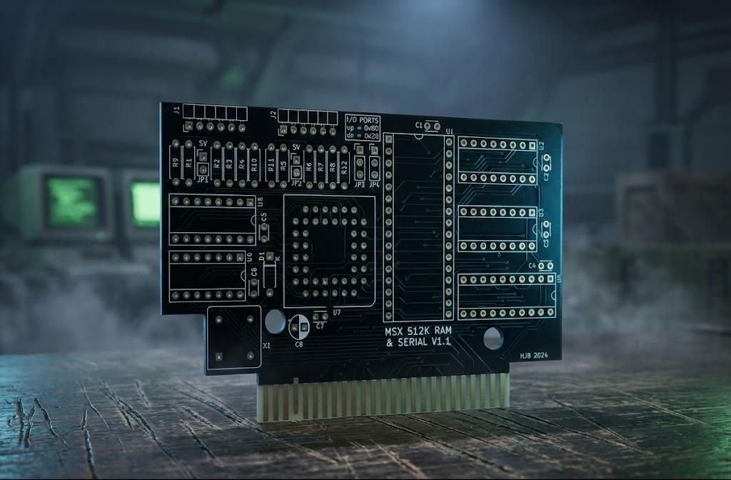 MSX-Ram-Serial PCB
